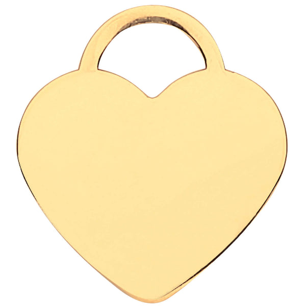 Y/G Plain Heart Pendant