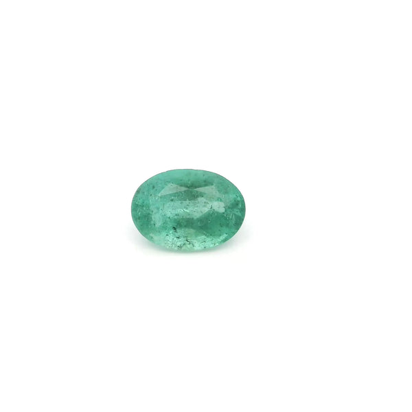 0.78ct Oval Natural Emerald (Colour Green, Clarity Moderately Included, Cut Faceted)