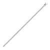 Diamond Bracelet - 18ct White Gold 3.00ct Claw Set Natural Diamond Line Bracelet - H Si3 - by Hearts Forever Jewellers