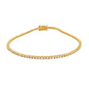 Diamond Bracelet - 18ct White Gold 1.03ct Claw Set Tennis Bracelet - by Hearts Forever Jewellers