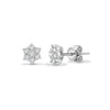 18ct White Gold 50pts Natural Diamond Earrings