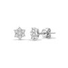 18ct White Gold 50pts Natural Diamond Earrings