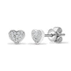 18ct White gold 10pt Natural Diamond stud earrings.