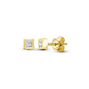 18ct Yellow Gold 10pts Natural Diamond Earrings