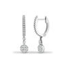 18ct White 0.50ct Natural Diamond Earrings