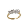 Diamond Ring - 18ct Yellow and white 25pts Natural Diamond Ring Mount - by Hearts Forever Jewellers