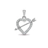 0.15ct Necklace - 18ct White Gold Natural Diamond Pendant - by Hearts Forever Jewellers