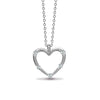 0.15ct Necklace - 18ct White gold 15pt Natural Diamond pendant - 16" Chain included - by Hearts Forever Jewellers