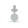 Diamond Necklace - 18ct White 0.35ct Natural Diamond Pendant - by Hearts Forever Jewellers