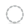 Diamond Necklace - 18ct White 0.38ct Natural Diamond Circle Pendant - by Hearts Forever Jewellers