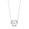 Diamond Necklace - 18ct White 0.11ct Natural Diamond Pendant - 18" Chain included - by Hearts Forever Jewellers