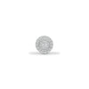 Diamond Necklace - 18ct White 0.20ct Natural Diamond Cluster Pendant - by Hearts Forever Jewellers