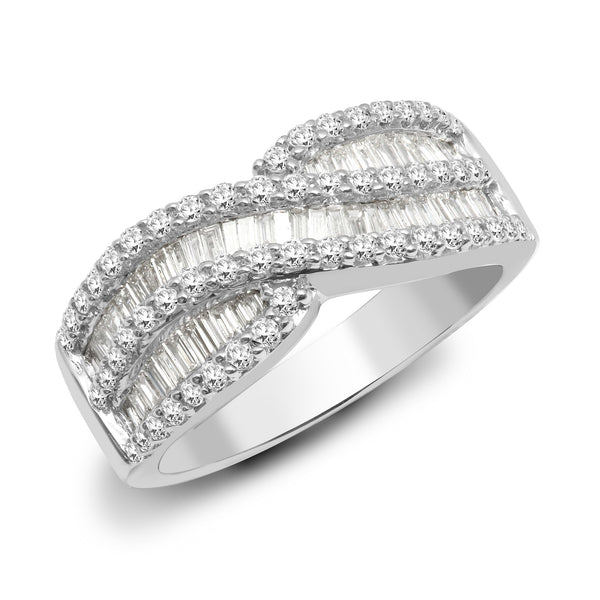 18k Rose Gold 1.20ct Ring - 18ct White Gold Natural Diamond Ring - by Hearts Forever Jewellers