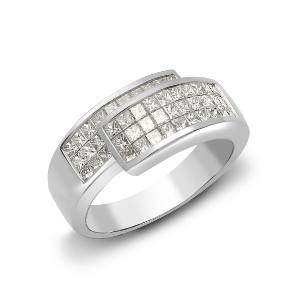 18k Rose Gold 1.15ct Ring - 18ct White Gold Natural Diamond Ring - by Hearts Forever Jewellers