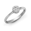 18k Rose Gold 0.24ct Ring - 18ct White Gold Natural Diamond Ring - by Hearts Forever Jewellers
