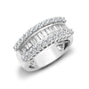 18k Rose Gold 1.63ct Ring - 18ct White Gold Natural Diamond Ring - by Hearts Forever Jewellers