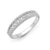 18k Rose Gold Diamond Ring - 18ct White 0.47ct Natural Diamond 3 Row ? ET Ring - by Hearts Forever Jewellers