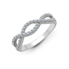 18k Rose Gold Diamond Ring - 18ct White 0.39ct Natural Diamond Ring - by Hearts Forever Jewellers