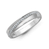 18k Rose Gold Diamond Ring - 18ct White 0.11ct Natural Diamond Ring - by Hearts Forever Jewellers