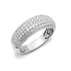18k Rose Gold Diamond Ring - 18ct White 0.50ct Natural Diamond Bombay Ring - by Hearts Forever Jewellers
