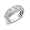 18k Rose Gold Diamond Ring - 18ct White 0.50ct Natural Diamond Bombay Ring - by Hearts Forever Jewellers