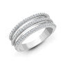 18k Rose Gold Diamond Ring - 18ct White 0.63ct Natural Diamond Ring - by Hearts Forever Jewellers