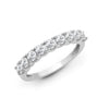 18k Rose Gold Diamond Ring - 18ct White 0.50ct 9 stone Claw Set 1/2 ET Ring - by Hearts Forever Jewellers
