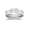 18k White Gold 0.18ct Jewellery - 18ct White Gold RBC Court Natural Diamond Wedding Band Fully Set - 4mm - 50pts - by Hearts Forever Jewellers