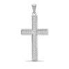 Princess Necklace - 18ct White Gold Natural Diamond Cross - by Hearts Forever Jewellers