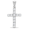 0.50ct Necklace - 18ct Yellow Gold Natural Diamond Cross - by Hearts Forever Jewellers