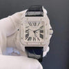 Pre-Owned Cartier Santos 100 custom diamonds