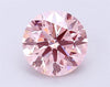 2.07ct Round Lab Grown Diamond (Colour Fancy Intense Pink, Clarity VS1, Cut ID, IGI Certified)
