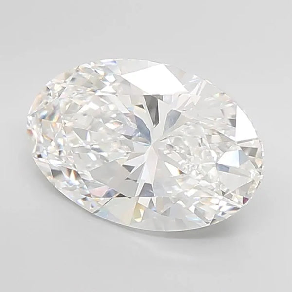 7.03ct Oval Lab Grown Diamond (Colour E, Clarity VVS2, IGI Certified)