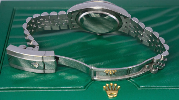 Rolex Datejust 36 MM Jubilee Bracelet Blue Baton Dail 126234