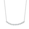 Diamond Necklace - 9ct White 0.33ct Natural Diamond Pendant with 17" Chain - by Hearts Forever Jewellers
