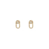 9ct Yellow Gold 0.16ct Moving Diamond Earrings