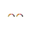 Round Ring - 9ct Yellow Gold 0.34ct Rainbow Saph Earrings - by Hearts Forever Jewellers