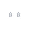 9ct White Gold 0.21ct Diamond Earrings