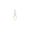 9ct Yellow Gold 0.10ct Diamond Drop Earrings