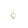 0.025ct Necklace - 9ct Yellow Gold Natural Diamond Pendant - by Hearts Forever Jewellers