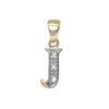 Round Necklace - 9ct Yellow Gold Natural Diamond Set Initial Pendant -Initial A - by Hearts Forever Jewellers