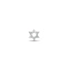 0.10ct Necklace - 9ct White Gold Natural Diamond Star Of David Pendant - by Hearts Forever Jewellers