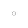 0.10ct Necklace - 9ct White 0.10ct Natural Diamond Slider Circle Pendant - by Hearts Forever Jewellers
