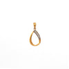 0.03ct Necklace - 9ct Yellow Gold 0.03ct Diamond Pendant - by Hearts Forever Jewellers