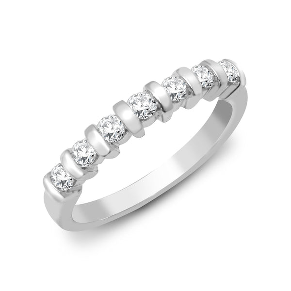 9k Rose Gold 0.40ct Ring - 9ct White Gold Natural Diamond Ring - by Hearts Forever Jewellers