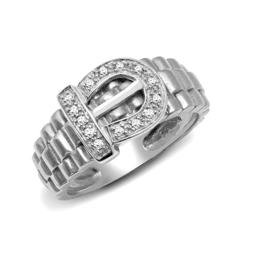 9k Rose Gold 0.15ct Ring - 9ct White Gold Natural Diamond Ring - by Hearts Forever Jewellers