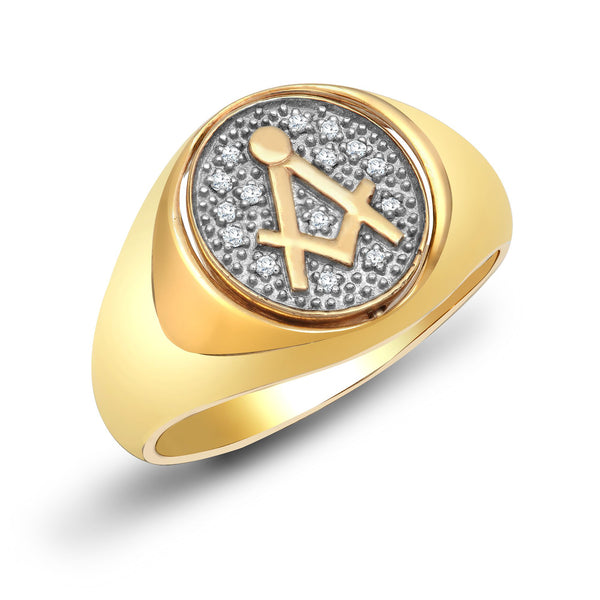 9k Rose Gold 0.10ct Ring - 9ct Yellow Gold Natural Diamond Ring - by Hearts Forever Jewellers