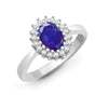 9k Rose Gold 0.23ct Ring - 9ct White Gold Natural Diamond 23pts & Tanzanite 73pts Ring - by Hearts Forever Jewellers