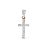 0.09ct Necklace - 9ct Yellow Gold Natural Diamond Cross - by Hearts Forever Jewellers
