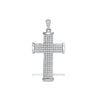 0.50ct Necklace - 9ct White Gold Natural Diamond Cross - by Hearts Forever Jewellers